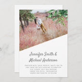 Botanische Grüne Leafy Hochzeit Einladung Budget (Vorne/Hinten)