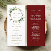 Botanische Grüne Weihnachtsfeiertag Goldhochzeit Programm