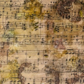 Botanische Grunge Floral Sheet Music Napkin Serviette