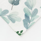 Botanische Grünpflanzen Eukalyptus Foliage Fleecedecke (Ecke)