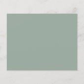 Botanische Grünpflanzen Sage Green Wedding (Rückseite)