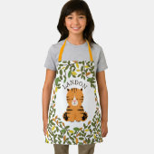 Botanische Grünpflanzen Tiger Kinder Schürze (Insitu)