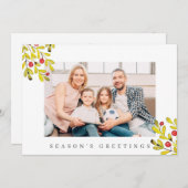 Botanische Grünpflanzen Weihnachten (Vorne/Hinten)