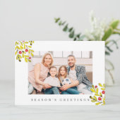 Botanische Grünpflanzen Weihnachten (Stehend Vorderseite)