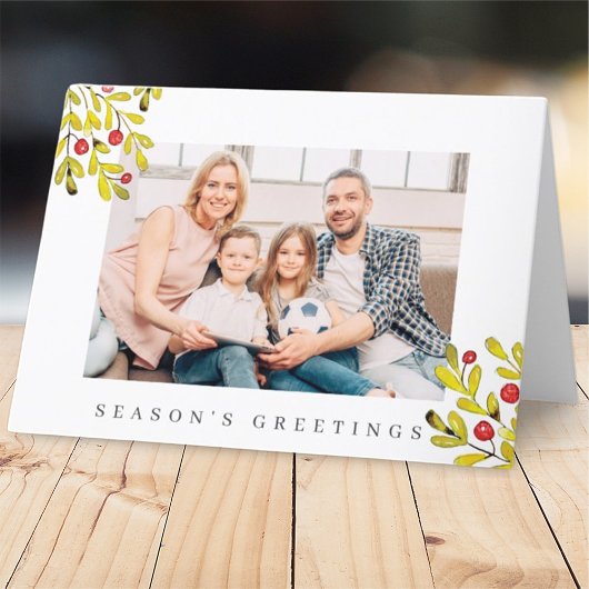 Botanische Grünpflanzen Weihnachten