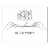 Botanische Handarbeit von (individuelle Name), Gro Gummistempel (Prägung)