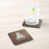 Botanische Hauptstadt A Getränkeuntersetzer (Rechte Seite)