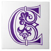 Botanische Hauptstadt C Fliese (Vorderseite)