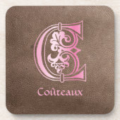 Botanische Hauptstadt C  Getränkeuntersetzer (Vorderseite)