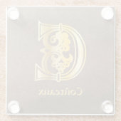 Botanische Hauptstadt C Glasuntersetzer (Rückseite)