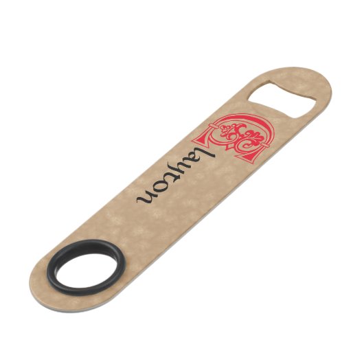 Botanische Hauptstadt C Speed Flaschenöffner (Rückseite Schrägansicht)