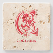 Botanische Hauptstadt C Steinuntersetzer (Vorderseite)