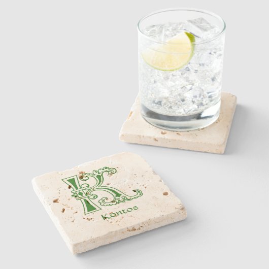 Botanische Hauptstadt des Mittelalters K Steinuntersetzer (Seitenansicht)