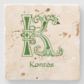 Botanische Hauptstadt des Mittelalters K Steinuntersetzer (Vorderseite)