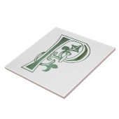 Botanische Hauptstadt des Mittelalters P Fliese (Seite)