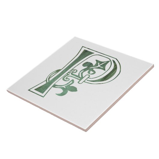 Botanische Hauptstadt des Mittelalters P Fliese (Seite)