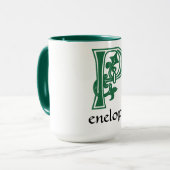 Botanische Hauptstadt des Mittelalters P Tasse (Vorderseite Links)