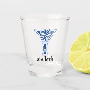 Botanische Hauptstadt des Mittelalters Y Schnapsglas