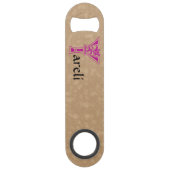 Botanische Hauptstadt des Mittelalters Y Speed Flaschenöffner (Rückseite)