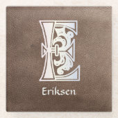 Botanische Hauptstadt E Glasuntersetzer (Vorderseite)