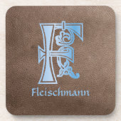 Botanische Hauptstadt F Getränkeuntersetzer (Vorderseite)