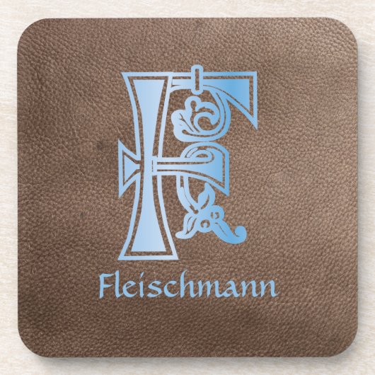 Botanische Hauptstadt F Getränkeuntersetzer (Vorderseite)