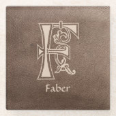 Botanische Hauptstadt F Glasuntersetzer (Vorderseite)