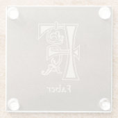 Botanische Hauptstadt F Glasuntersetzer (Rückseite)