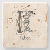 Botanische Hauptstadt F Steinuntersetzer (Vorderseite)