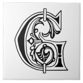 Botanische Hauptstadt G Fliese (Vorderseite)