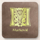 Botanische Hauptstadt im Mittelalter Getränkeuntersetzer (Vorderseite)