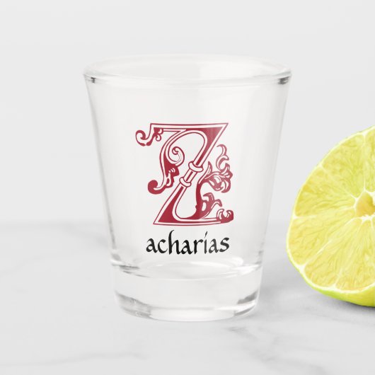 Botanische Hauptstadt Z Schnapsglas (Vorderseite)