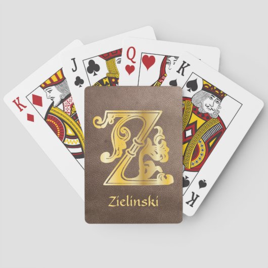 Botanische Hauptstadt Z Spielkarten (Rückseite)