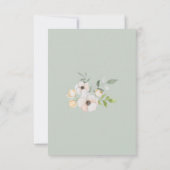 Botanische Heilige Bestätigung Einladung (Rückseite)