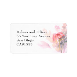 Botanische Hochzeit | Anschrift Adressaufkleber