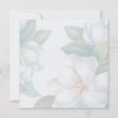 Botanische Hochzeit auf dem grünen Platz Einladung (Rückseite)