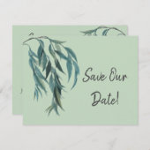 Botanische Hochzeit auf der Grünen Wiege Save The Date (Vorne/Hinten)