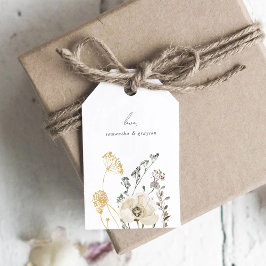 Botanische Hochzeit Danke Tag Geschenkanhänger