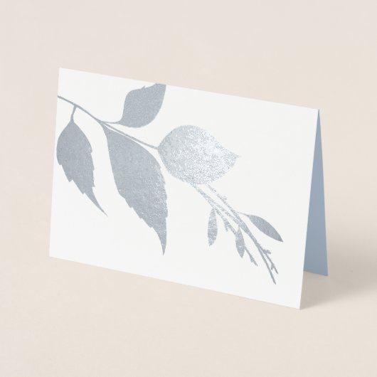 Botanische Hochzeit Dankeschön Karte (Vorderseite)