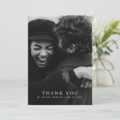 Botanische Hochzeit der Blumen in leuchtend rosa Dankeskarte (Stehend Vorderseite)