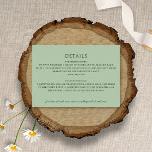 Botanische Hochzeit der eleganten Coneflower Begleitkarte