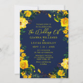 Botanische Hochzeit der Flora und Fauna Einladung (Vorderseite)