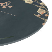 Botanische Hochzeit der Marine Schneidebrett (Ecke)