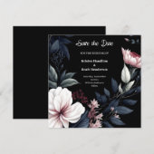 Botanische Hochzeit der Moderne Whimsy Save The Date (Vorne/Hinten)