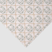 Botanische Hochzeit der Wasserfarbe Seidenpapier (Ausschnitt)