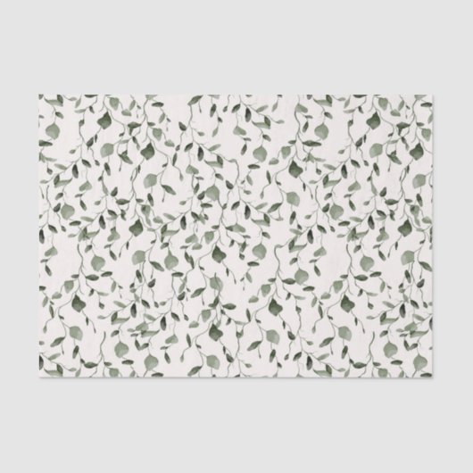 Botanische Hochzeit der Wasserfarbe Seidenpapier (Vorderseite)