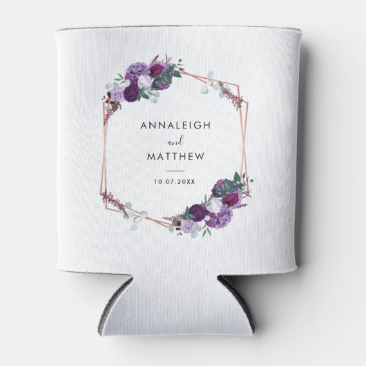 Botanische Hochzeit Dosenkühler (Vorderseite)