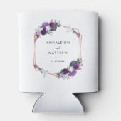 Botanische Hochzeit Dosenkühler (Rückseite)