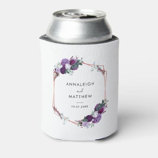 Botanische Hochzeit Dosenkühler (Kanne Rückseite)