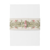 Botanische Hochzeit Einladungsbanderole (Rückseitenbeispiel)